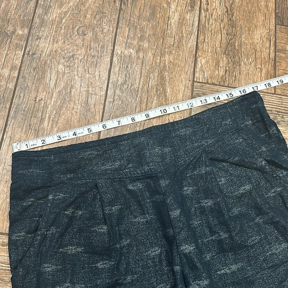 Free People Navy Sparkle Pants Women’s medium Pleated - Picture 3 of 6